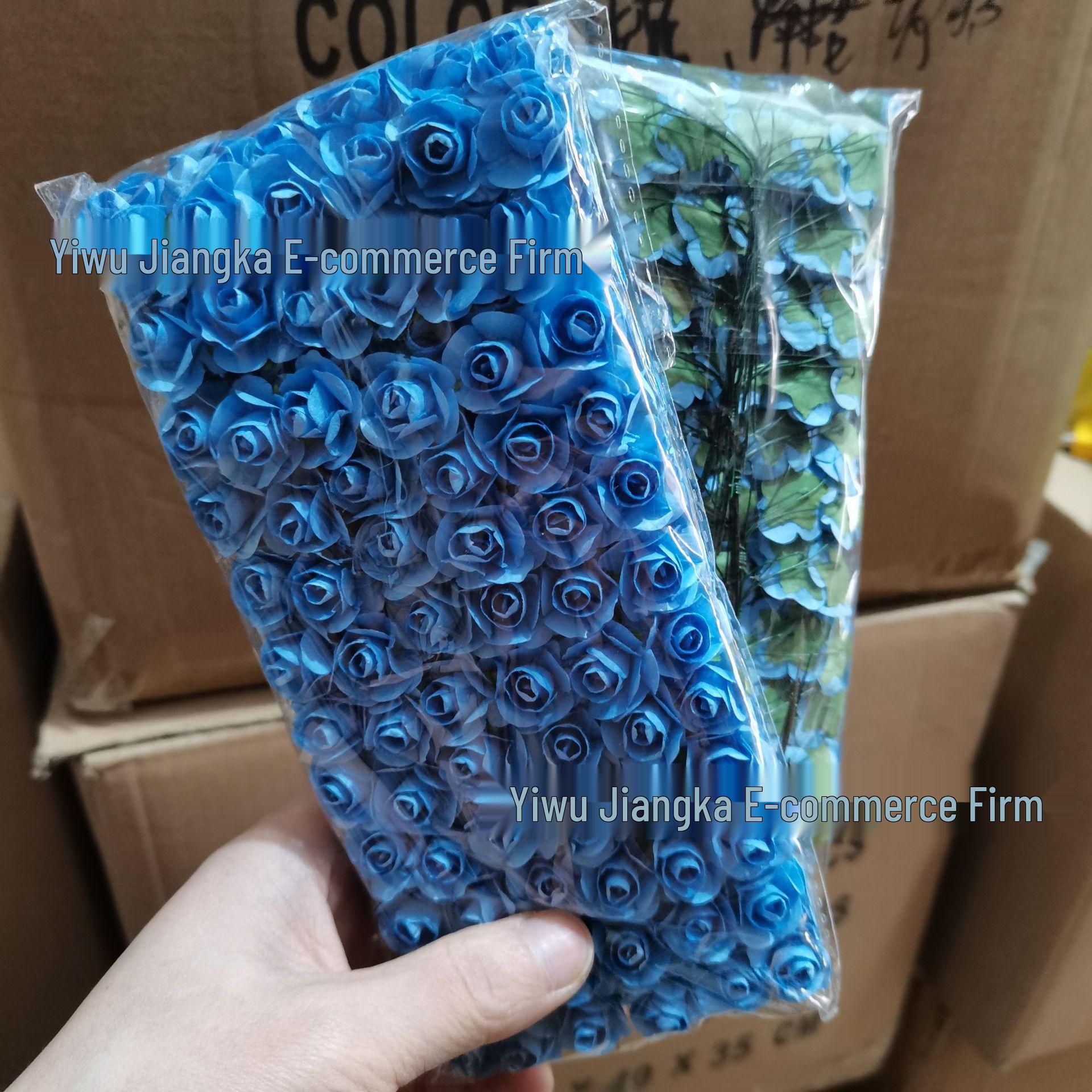 2CM Plum Blossom Paper Flowers: Wedding Candy Box & Gift Box Decor