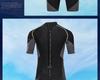 Men's 1.5mm Short Sleeve Wetsuit: Sun Protection, Warmth for Surfing, Diving, Snorkeling - Medium & Large
