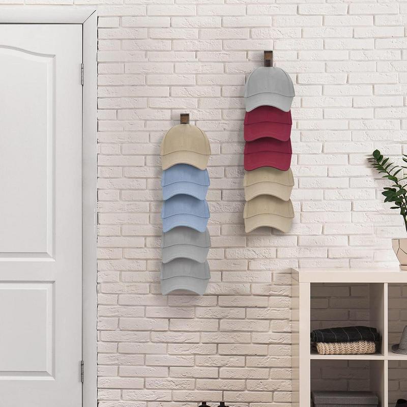 Baseball Hat Organizer Hat Organizer Storage Shelf Home Decor Strong Storage Hanger Multi-layer Display Space-saving For Closet