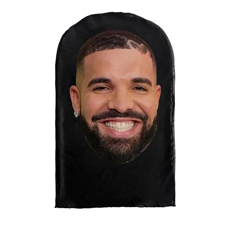 Nieuw 3D Geprint Kanye Mask Drake Elastisch Gaas Volledig Gezicht Masker voor Unisex Cosplay Hoofddeksel Feest Simulatie Balaclava Hoed Hoofddeksel