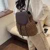 Letní dámský batoh se stahovací šňůrkou Daypack Weaving přes rameno Malý batoh Mochila
