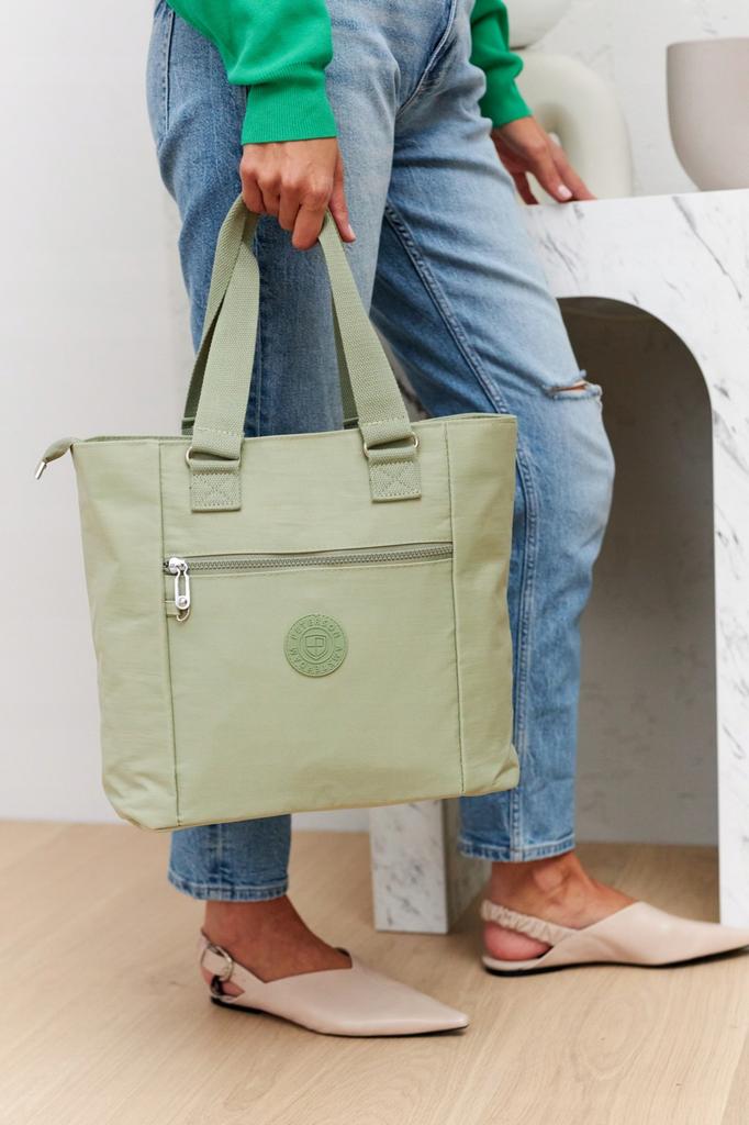 Nylon, roomy women's shopper - Peterson