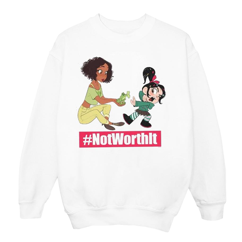 Disney Mädchen Wreck It Ralph Tiana Und Vanellope Sweatshirt