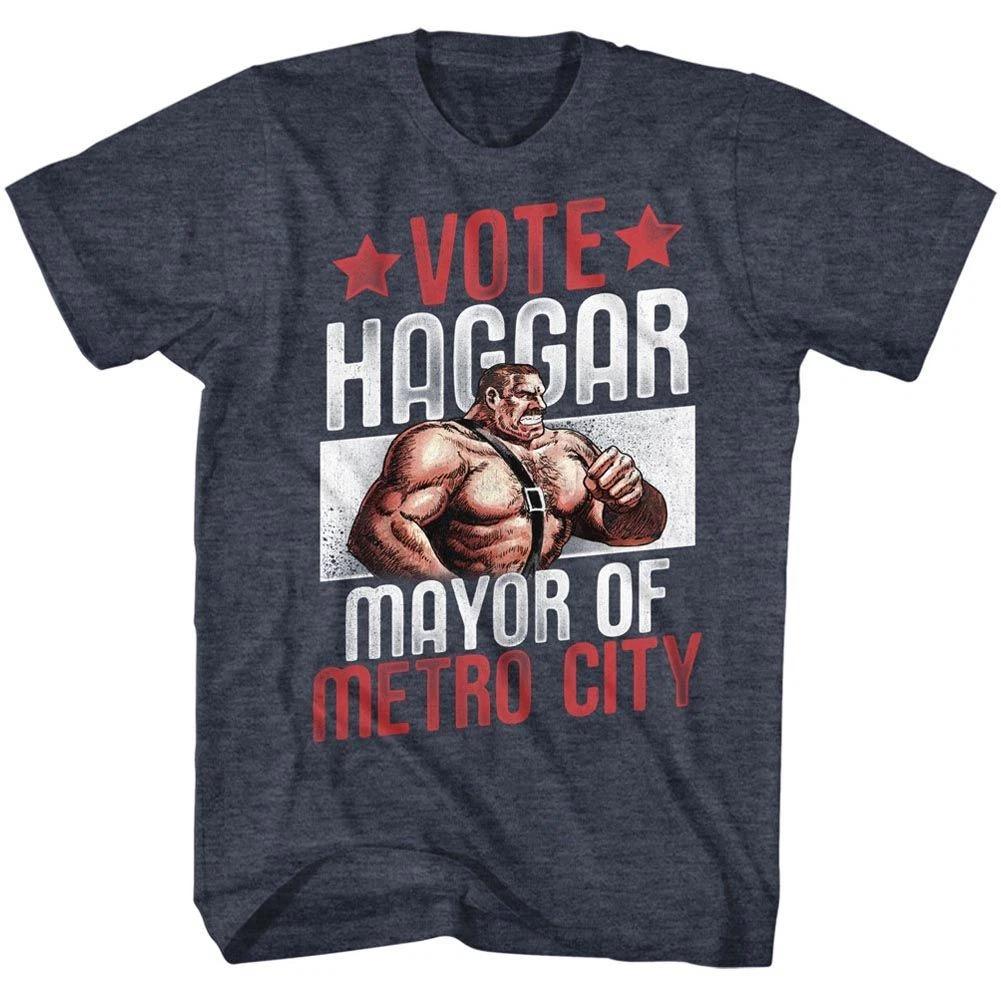 Final Fight Vote Haggar Gaming Shirt 100