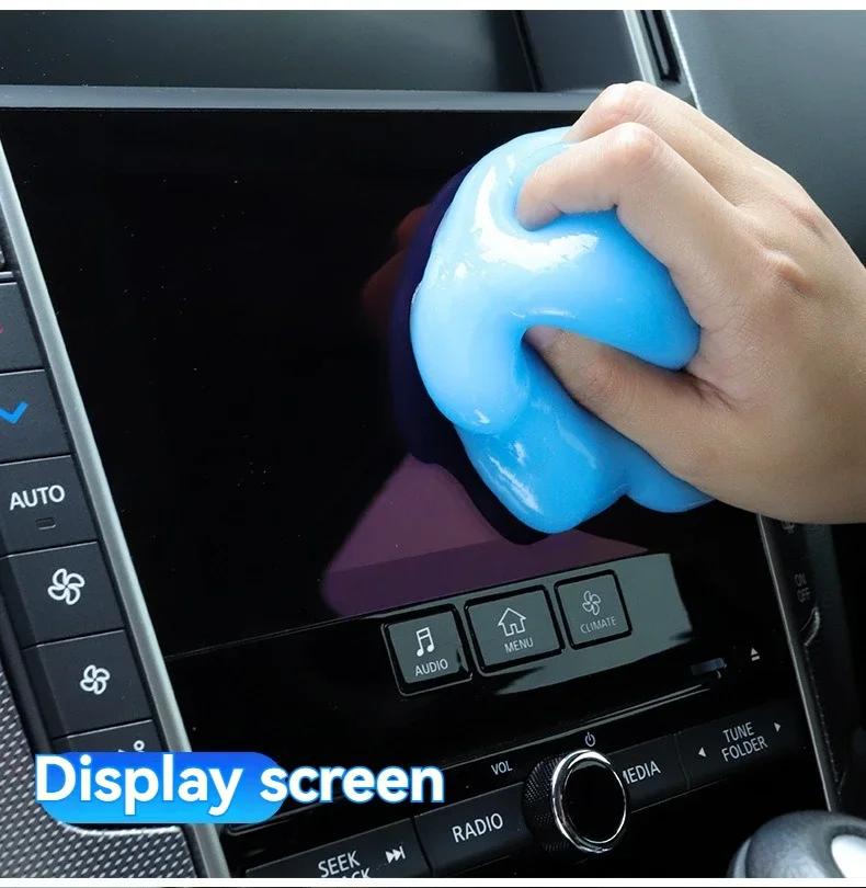 ISGTDRM Car Cleaning Gel Duster to Removes Interior Dust Air Vent Outlet Dashboard Laptop Magic Cleaning Tool Wash Mud Remover