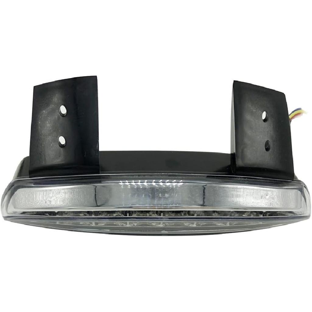 ANKIA Motorcycle Chopped Rear Fender Edge LED Brake License Plate Tail Light Stop Running Light Turn Signal Lamp for Night/Low-Light Riding for