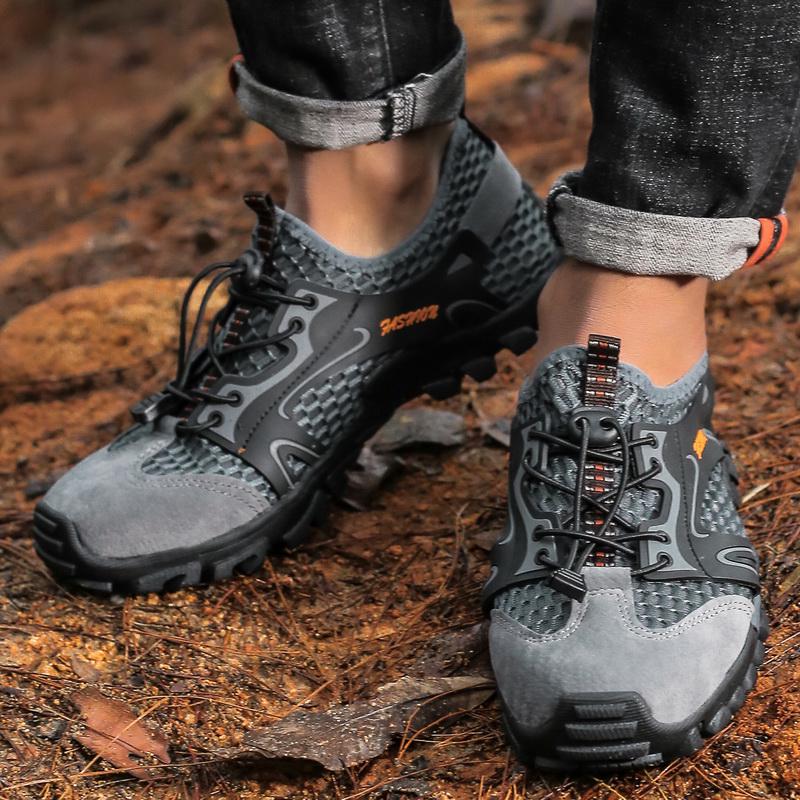 Big Size 39-49 Outdoor Anti-slip Wear-resistant Shoes for Men Hiking Shoes Jogging Trekking Sneakers Fast Zapatos Outdoor Hombre Sports Running Shoes