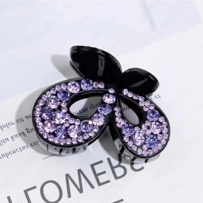 

Новый стиль заколки для волос Butterfly Fashion , держатель для волос, зажим для хвоста, верхний зажим, пружинный зажим лавандовый
