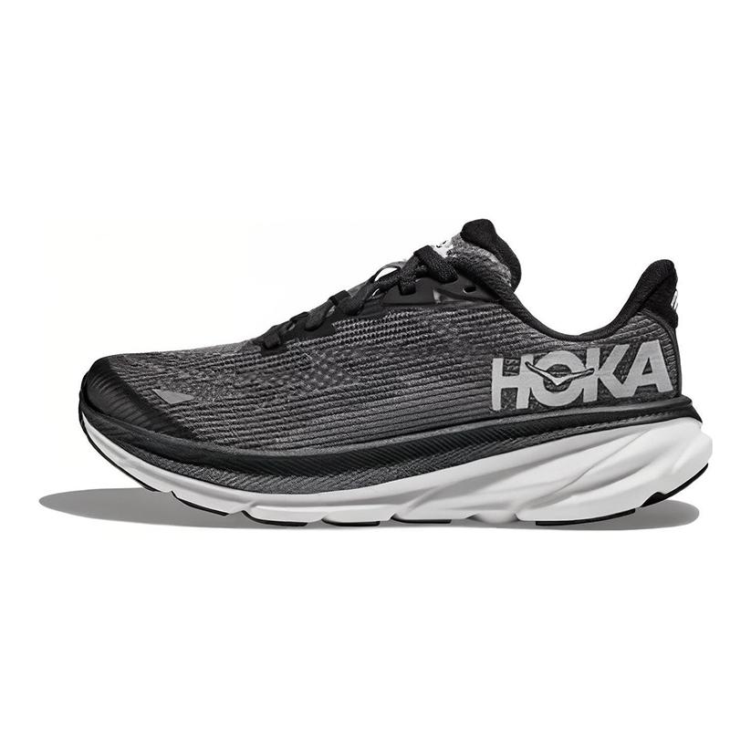 HOKA Clifton 9 Kids Black White Kids Sneakers 1131170-BWHT
