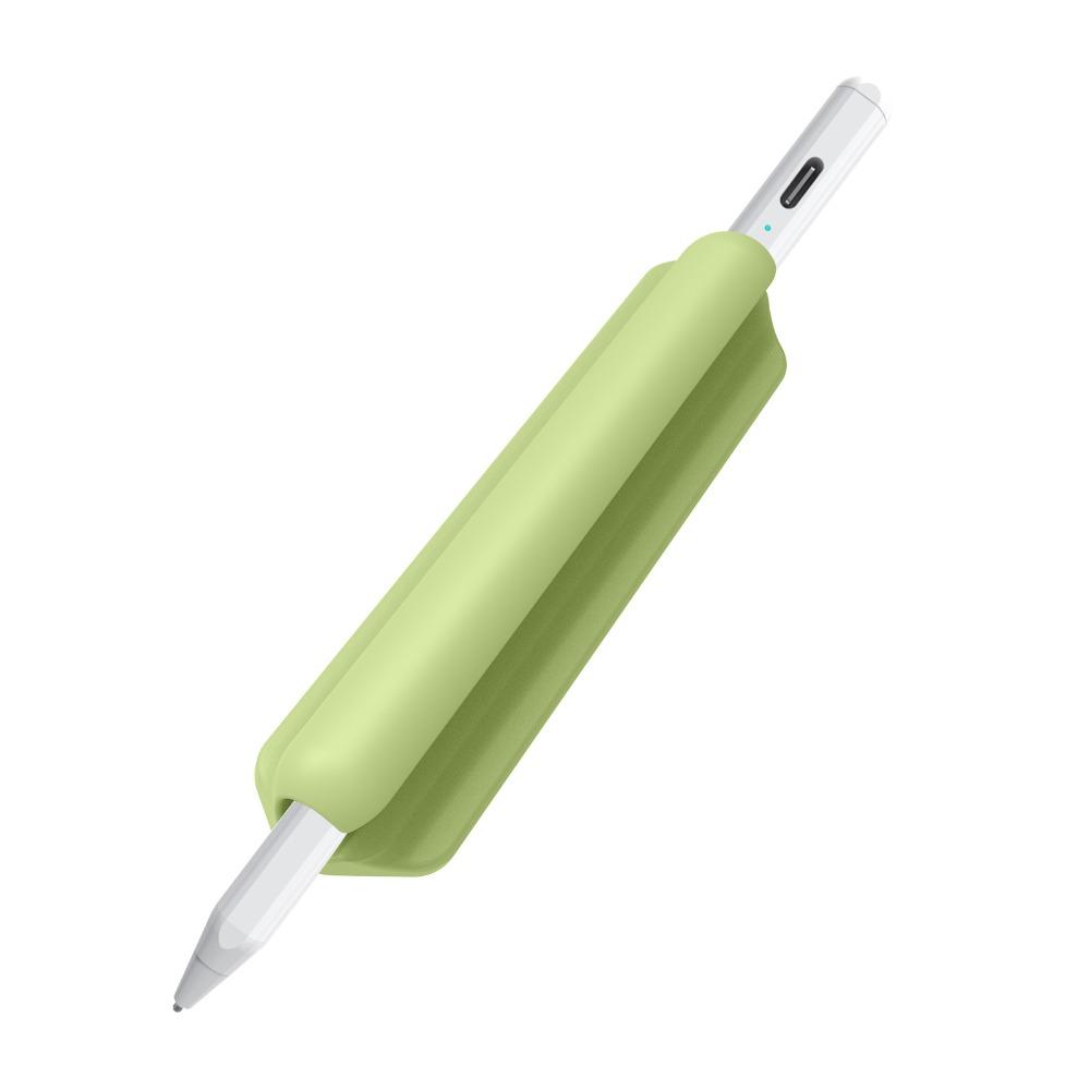 Portable Silicone Pencil Holder Self-Adhesive Flexible Tablet Stylus Pencil Case Multifunctional Solid Color Pen Clip