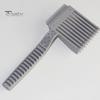 3 pezzi/set pettine per taglio capelli con modello di rasatura in silicone per scollatura, pettine per sfumatura da barbiere, pettine professionale per taglio di capelli da uomo, pettine per sfumatura da parrucchiere