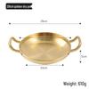 Korean Stainless Steel Double-Ear Hot Pot for Seafood and Rice