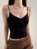 Canottiera con Scollo a V Pronta per l'Estate: Canottiera da Donna Aderente con Reggiseno Integrato – Sexy e alla Moda.
