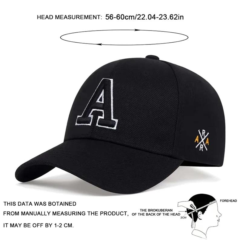 Unisex Letter Embroidery Stitched Stitching Baseball Cap Spring And Autumn Adjustable Snapback Hat Adjustable Casual Cap Sunscreen Hat