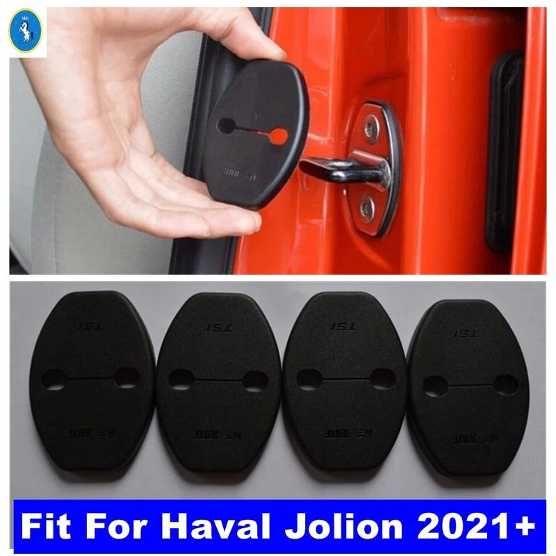 

For Haval Jolion 2024 Car Inner Door Lock Buckle Cap Protection Decor Cover Trim Accessories Interior Refit Kit