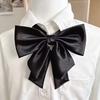 Fashion Uniform Sailor Suit Collar Bowknot Oversized Swallowtail Bowknot  For Women College Girls
