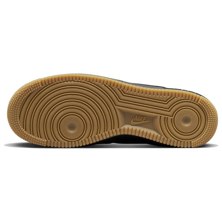 Nike Air Force 1 07 Black Gum Men Sneakers Gum-Light-Brown DZ4404-001
