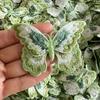 Detachable Embroidery Thread Butterfly Fabric Patch Butterfly Shape Small Fabric Applique DIY Decorative Patch