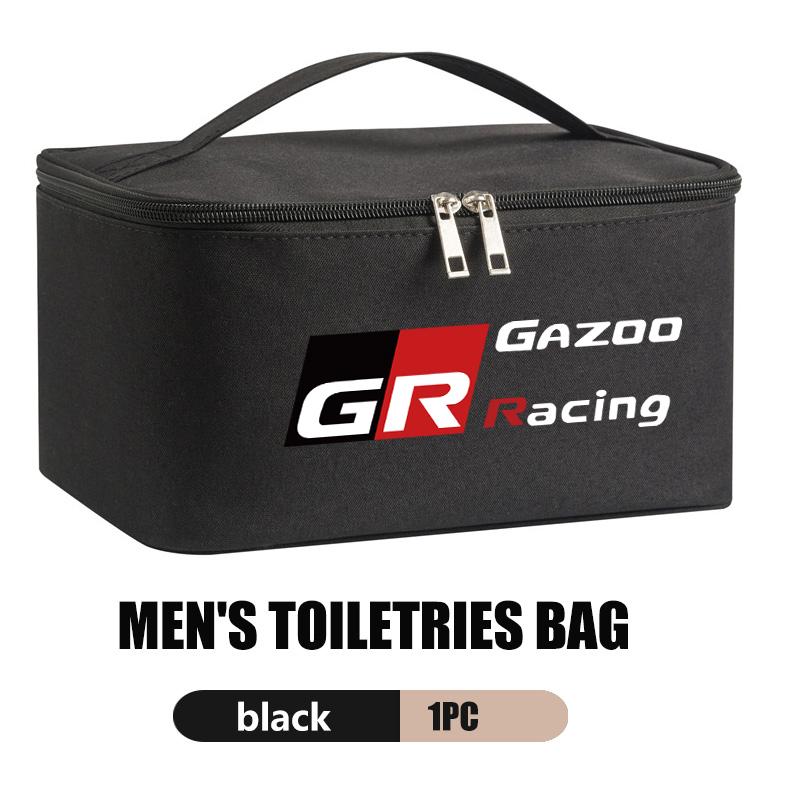 For Toyota Car Travel Portable Cosmetic Toiletries Bath Storage Bag GR sport Hilux Aygo TDR Yaris Corolla Rav4 CHR Auris