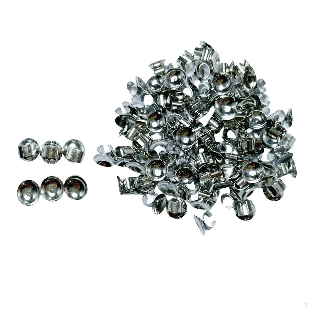 100Pcs Hair Clip Base Handmade Hairpin Findings Accessories Holder for Elastic Band Rope