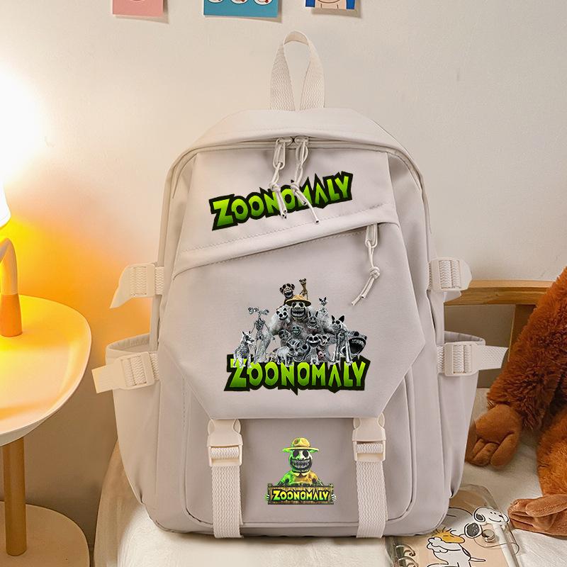 Freak Zoo Cartoon Animation Foreign Style School Bag Elementary and Secondary School Students Versatile Zoonomaly Macaron Backpack Tide