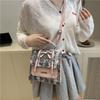 Light Luxury Small Square Bag Women's Summer New Butterfly Lock Shoulder Bag Multi-functional Backpack Messenger Bag