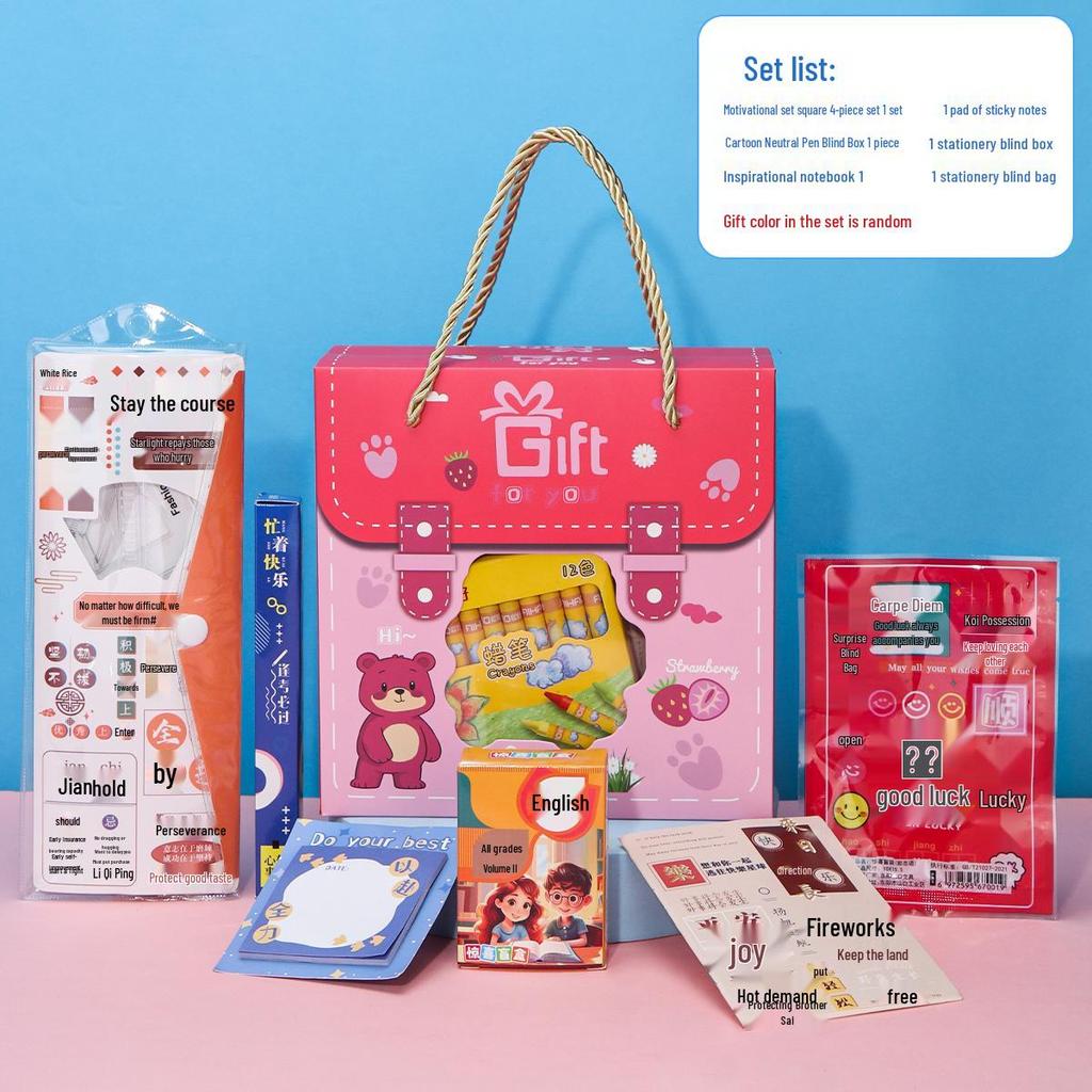 Back-to-School Gift Box: Ideal for Boys & Girls, Birthday Favors, Sharing Gifts, Rewards, Kindergarten & Primary School Students