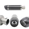 Universal 51mm Motorcycle Real Carbon Fiber Slip-On Exhaust Muffler Pipe Escape with DB Killer for Most Motorcycle