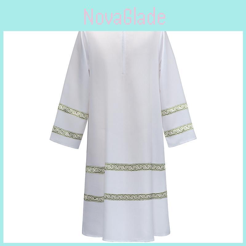 Halloweenmiddle Eastern Male Costume Long Sleeve Jumpsuit Polyester Fabric For Stage Performance