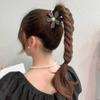 Glänzende Blume Haarspange Kopfschmuck Elegant Schwarz Pferdeschwanz Hai-Klammer Haarklammern Für Damen Haaraccessoires