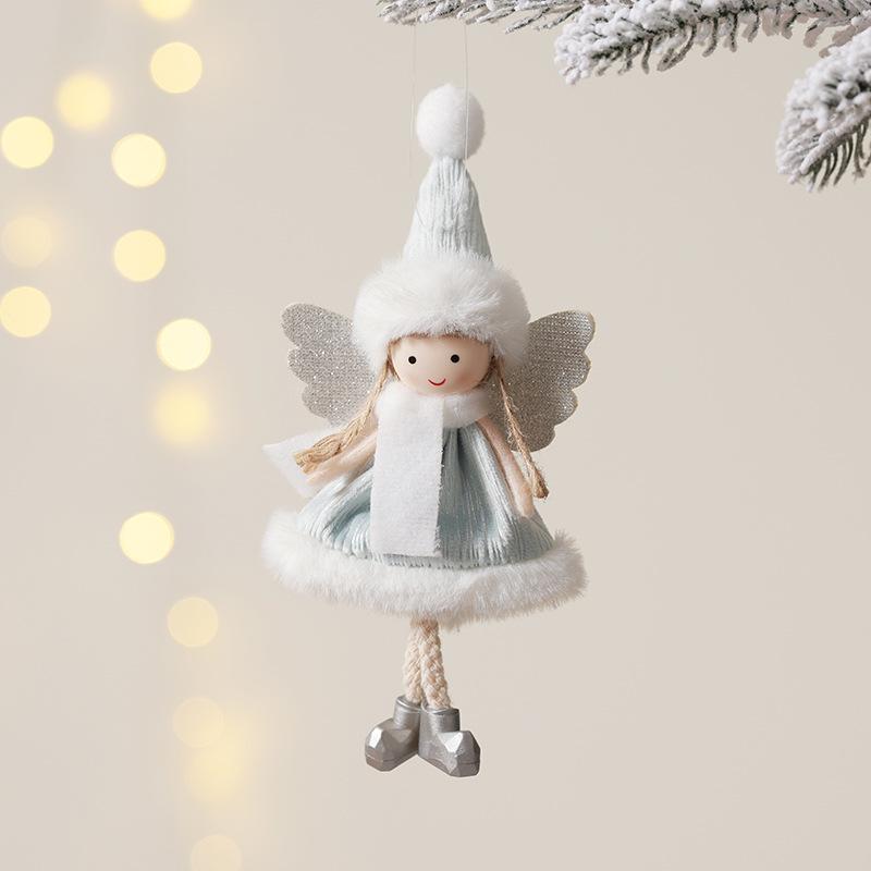 CutPlush Christmas Angel Ornaments - Fairy Doll Hanging Decor for Christmas Treee