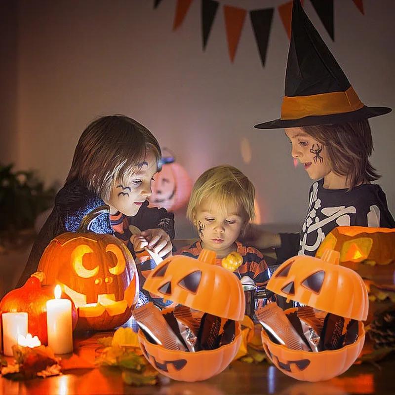 1/30pcs Halloween Pumpkin Candy Box Mini Snacks Gift Containers Halloween Party Decoration Festival Gifts Packaging Supplies