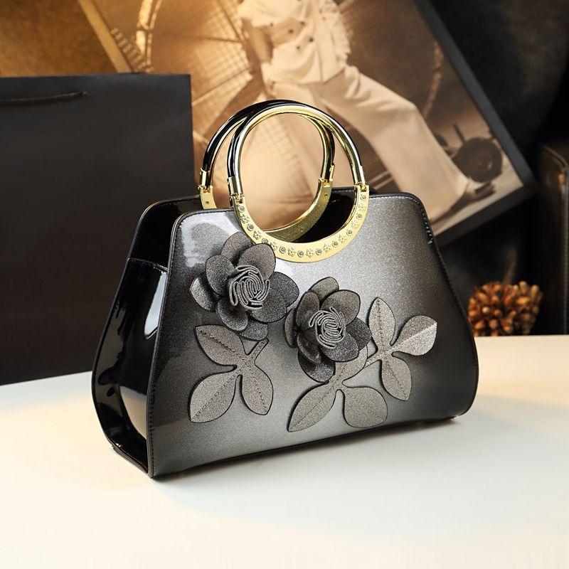 Sommer High-End Temperament Leder Muttertasche Atmosphäre Mittleren Alters Damen Handtasche Leichter Luxus