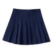 Gonna a pieghe Minigonne sexy a vita alta da donna Gonna da tennis Gonna da ballo per ragazza Gonna nera bianca coreana casual Kawaii