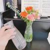 Bouquet DIY Supplies Striped Vases Hydroponic Decorative Vase Gifts Plastic Flower Vase