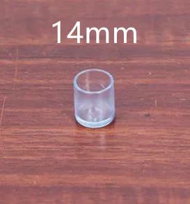 

16Pcs Furniture Leg Foot Protector Transparent Table And Chair Foot Cover Silicone Wear-resistant Cap Protect Floor