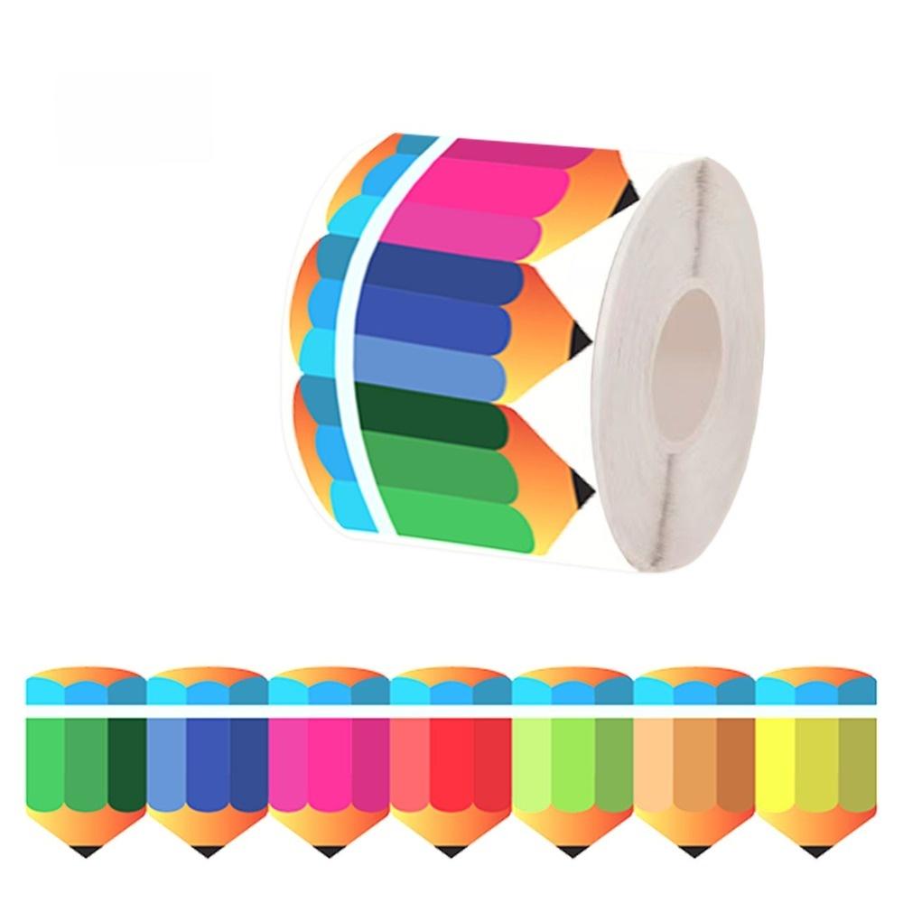 1Roll Creative Self Adhesive Chalkboard Board Border Pencil Paper Border Paper DIY 7cm Border Classroom Decors Handmade Crafts