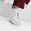 FILA Melt Simple Fashion Thick Sole Height Increasing Wear Resistant Low Top Skate Shoes Women Sneakers White Gray F12W431201FWV