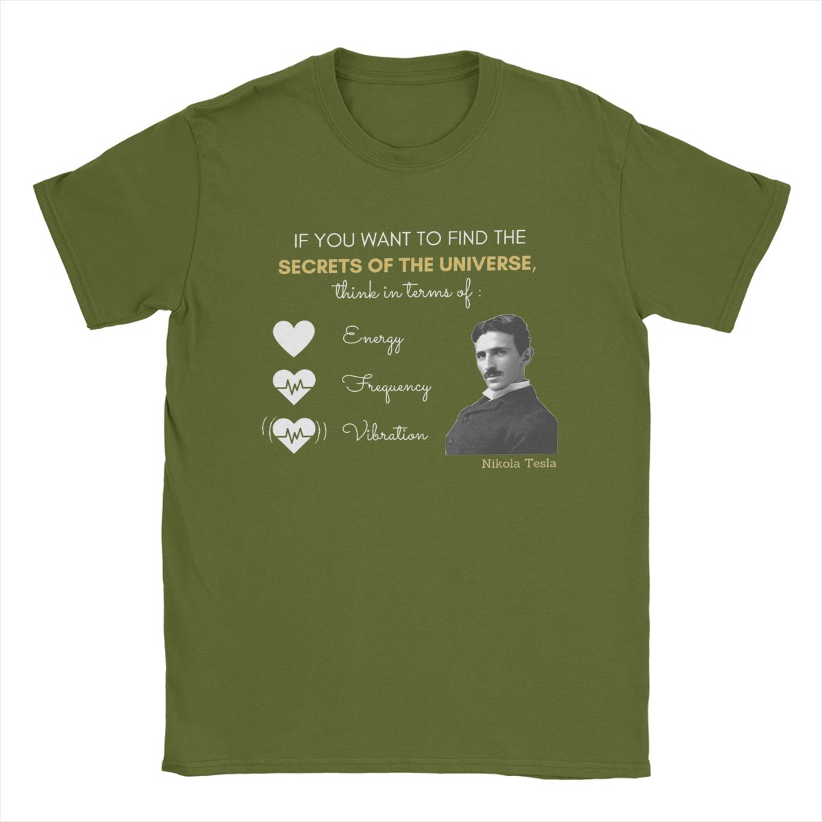 

Nikolas Teslas Secrets Of The Universe Men T Shirts Vintage Tee Shirt Short Sleeve O Neck T-Shirts 100% Cotton Gift Idea Tops 4XL