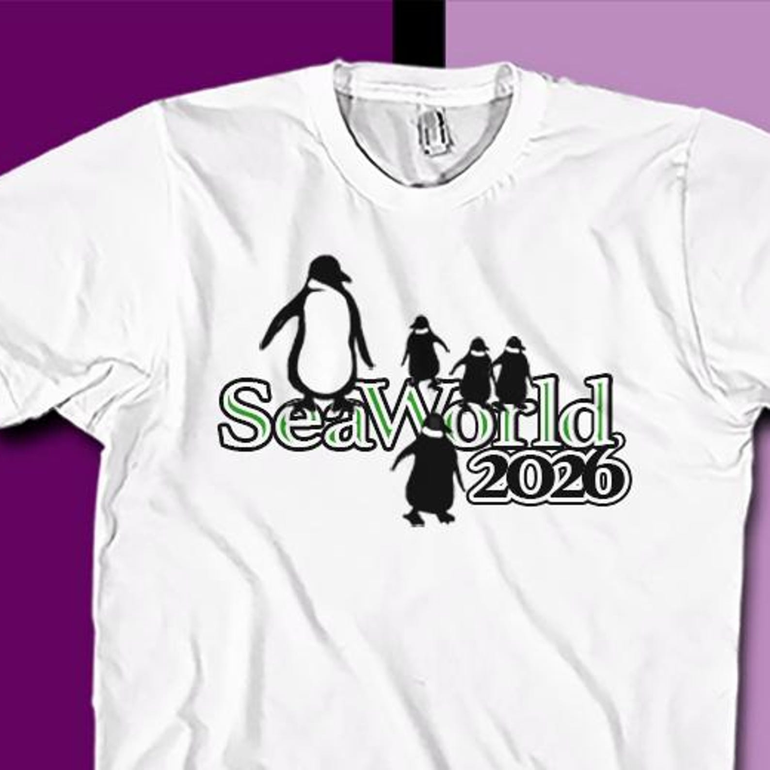 Penguin Shirt, Funny Penguin Shirt, Seaworld Shirt, Gift for Adults, Graphic Penguin T-Shirt, Family Vacation Tee XL