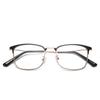 Metal Frame Photochromic Anti Blue Bifocal Reading Glasses Mens Eye Protection Vintage Square Frame Blue Light Blocking Eyewear