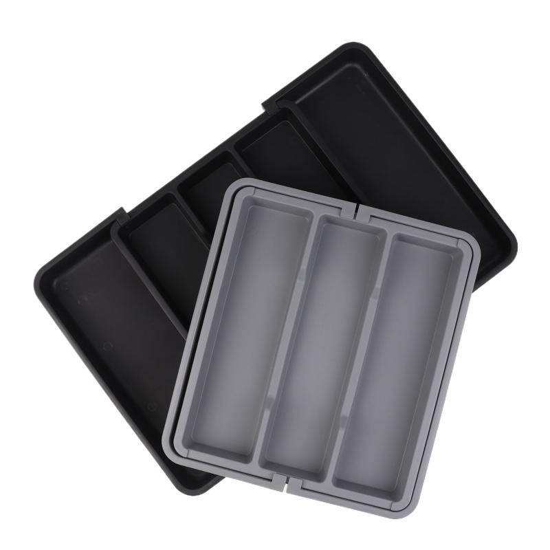 1Pcs Expandable Cooking Utensil Tray Utensil Organizer For Kitchen Drawers Adjustable Cutlery Silverware Flatware Holder Tool