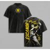 T-shirt Manga The Seven Deadly Sins Escanor Vintage Lavato T-shirt Estiva Manica Corta Puro Cotone Abbigliamento
