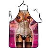 Funny Printing Apron For Kitchen Cleaning Polyester Waterproof Cooking Chef Cooking Gift For Adults
