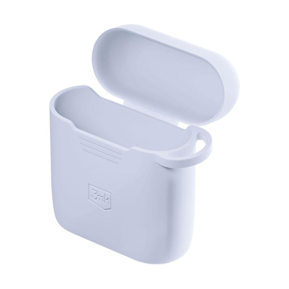 Apple Airpods 2. Generation. - 3Mk Silikon-Airpods-Hülle Weiß