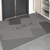 French Kitchen Floor Mat Leather Waterproof Oil-proof Foot Mats PVC Home Corridor Entrance Doormat Non-slip Dirt-resistant Rug