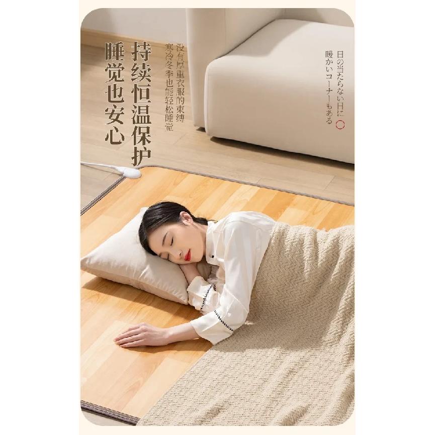 220V Graphene Heating Mat Portable Electric Warmer for Home Yoga Living Room Winter Floor Heating Pad BDW