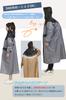 YICHIKA Raincoat for Men and Stylish Compatible with Rain Poncho for Heavy Rainy Season Disaster Preparedness Reflective Includes Storage Easy To