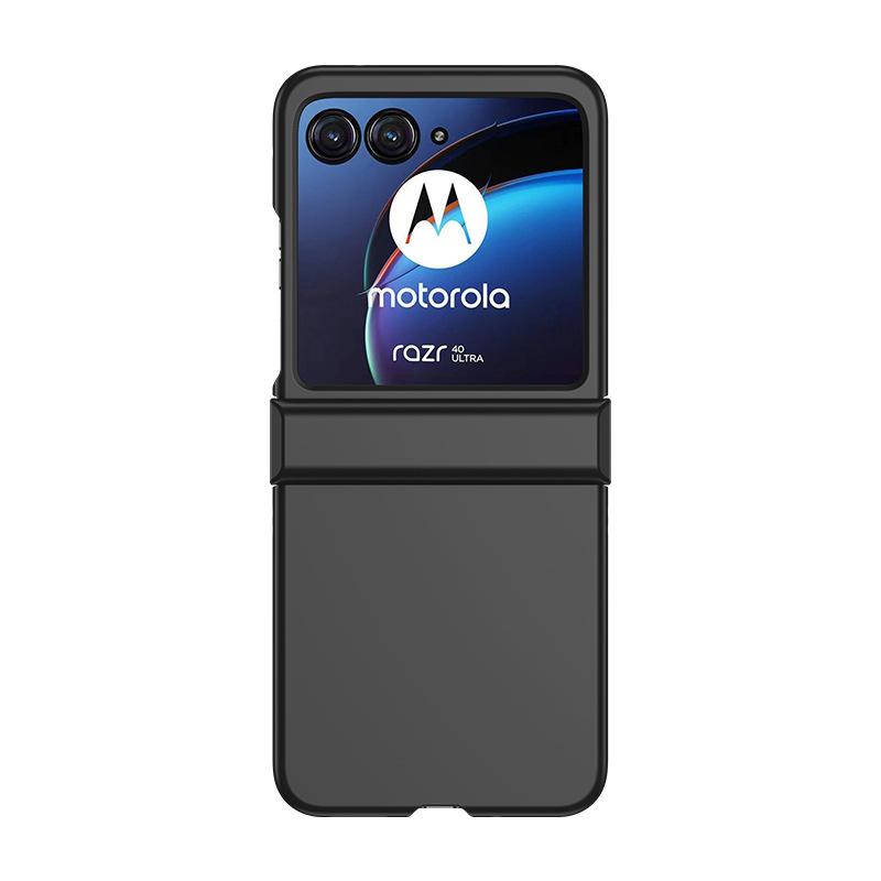New for MotoRazr40 Ultra Folding Screen Protective Case with Center Shaft Skin Feel Anti-drop Fuel Injection Mobile Phone Case