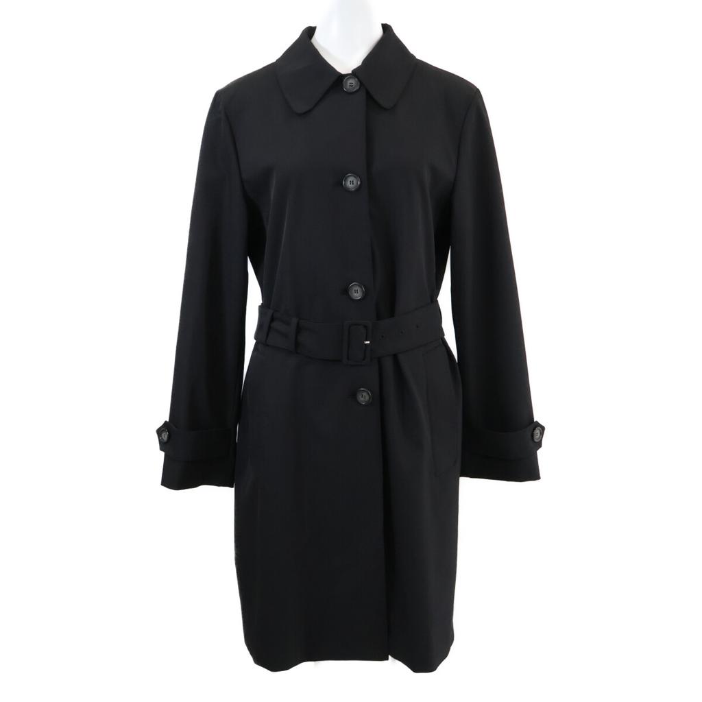 Prada 29Y850 R172 1AIT with Belt Coat 40 blackUsed